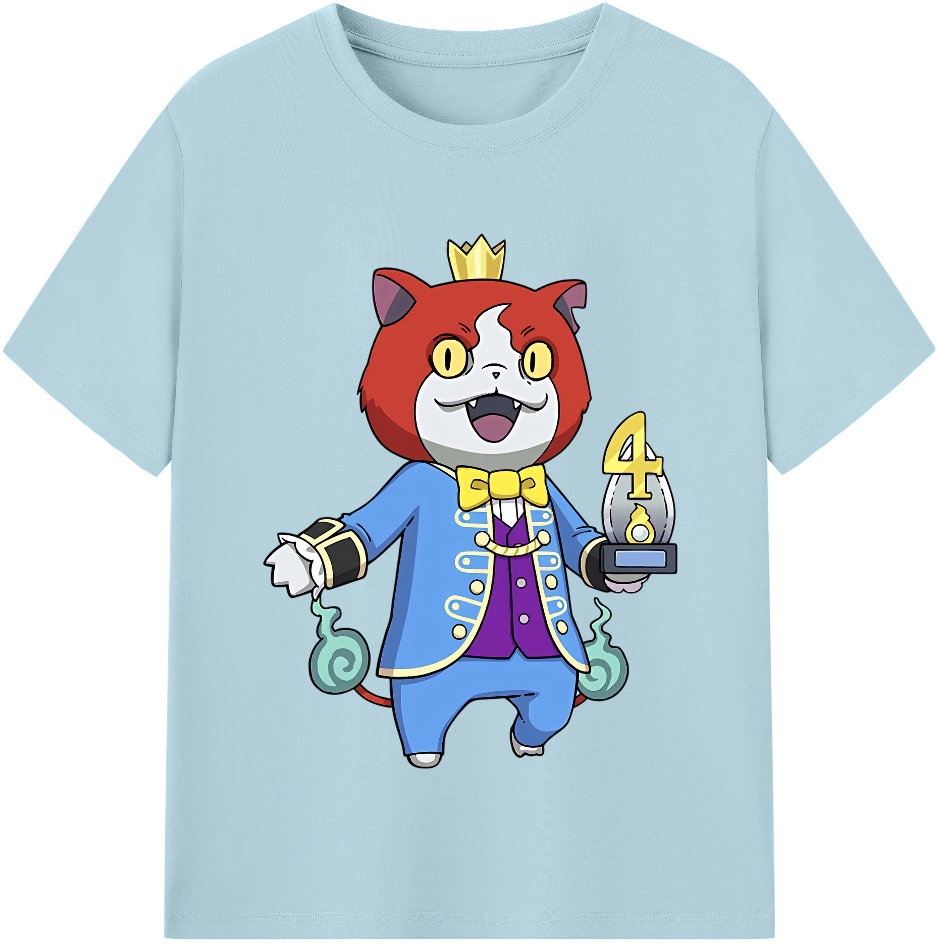 （画像用） 妖怪ウォッチ Yo-kai Watch 綿100％半袖Tシャツ（フロントプリント）
